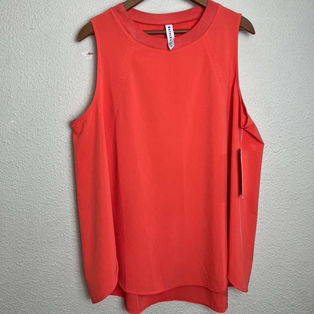 ATHLETA ZEPHYR TANK IN ORANGE SIZE 1X BRAND NEW WITH TAGS.